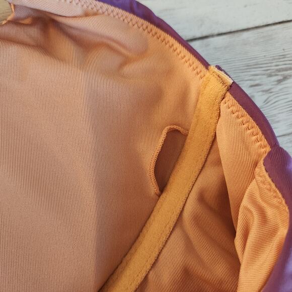 J. Crew Tie Shoulder Scoopneck Bikini Top Viola Size 2X NWT - Picture 5 of 8